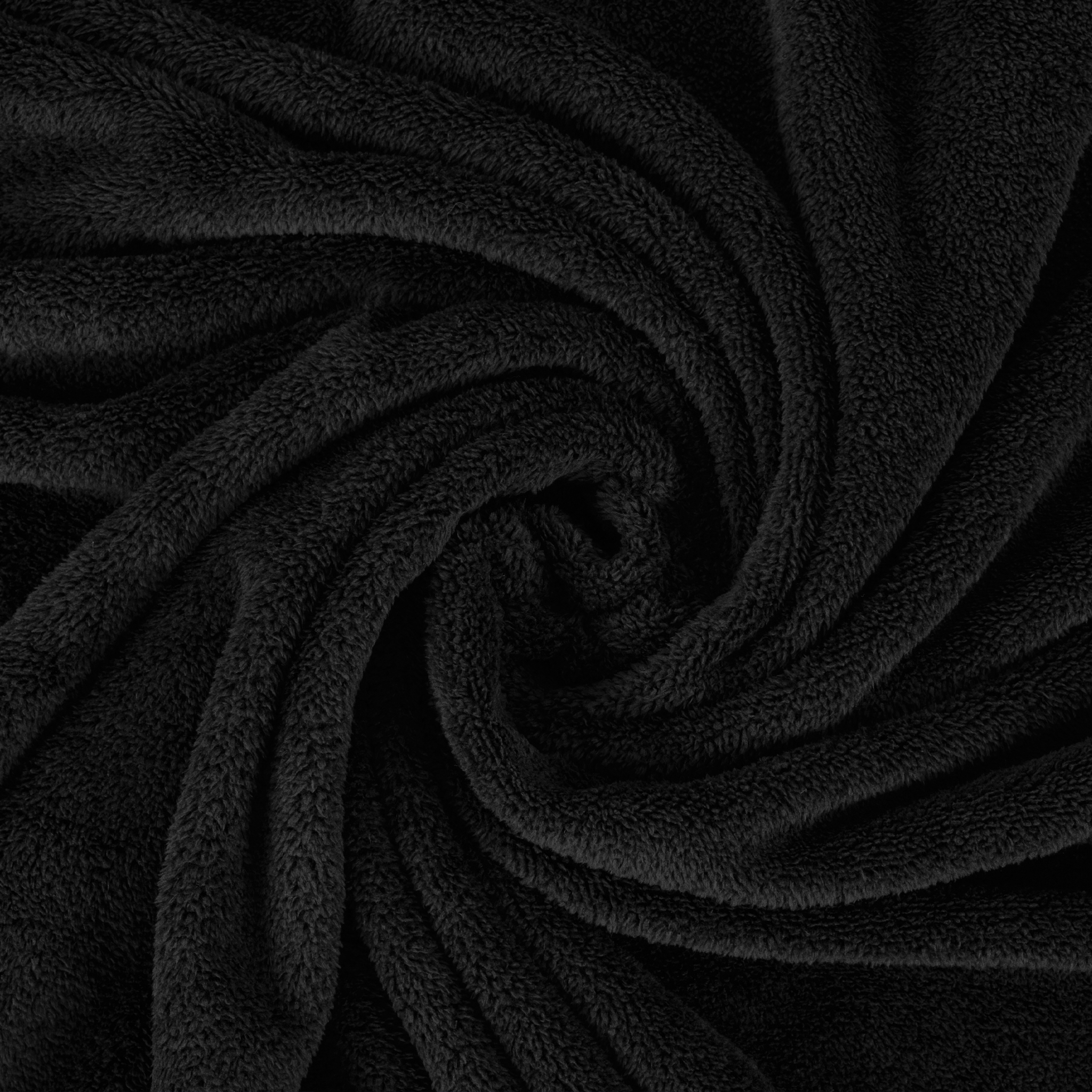 American-softlinen - Bedding Fleece Blanket - Twin Size 60x80 inches - Black - 5