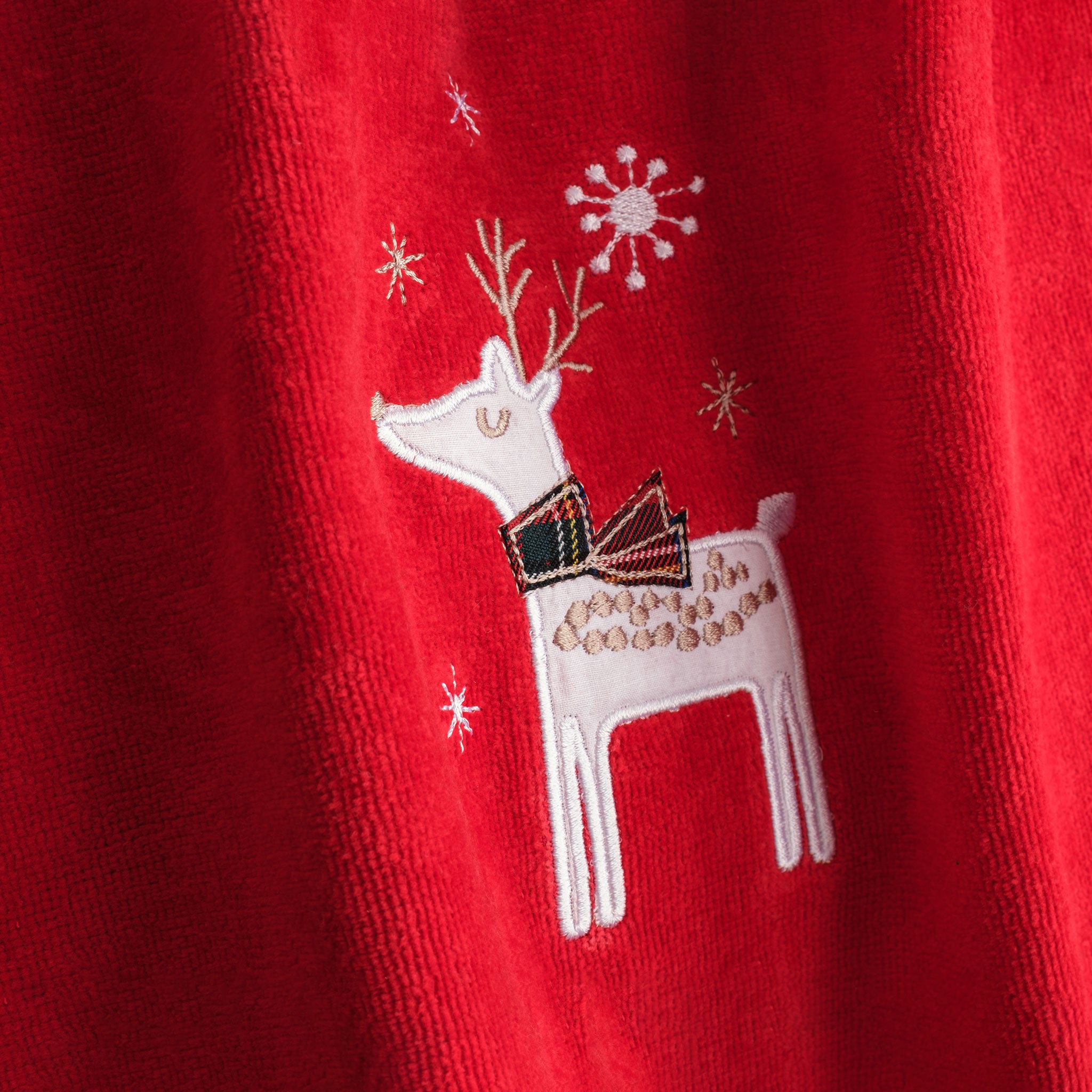 American-softlinen - Christmas Towels 2 Packed Embroidered Towels for Decor Xmas - Merry Tree-Deery - 5