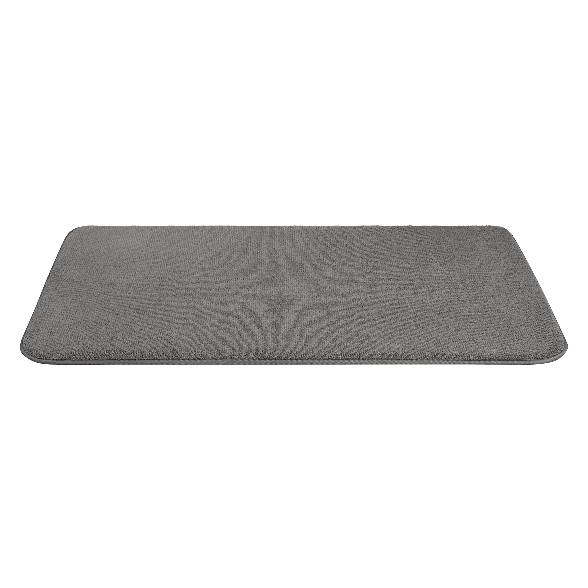 American-softlinen - Fluffy Foamed Non-Slip Bath Rug-21x32 Inch - Gray - 6