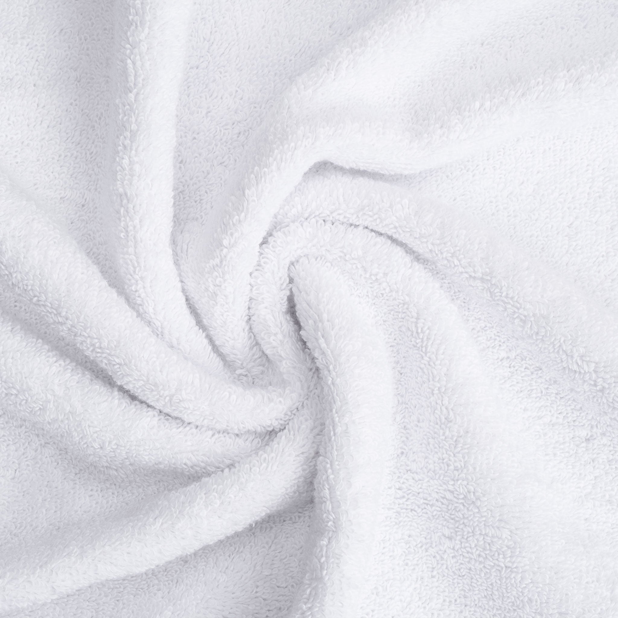 American-softlinen - Salem 6 Piece Turkish Combed Cotton Luxury Bath Towel Set - 10 Set Case Pack - White - 8